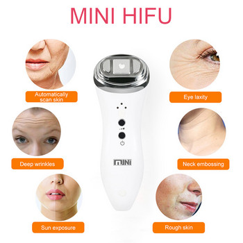 Ултразвукова мини HIFU RF стягаща лифтинг терапия Подмладяване на кожата Високоинтензивен фокусиран ултразвуков апарат за красота Грижа за лицето