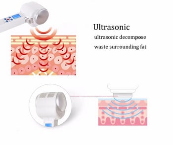 Ултразвукова криотерапия Горещ студен чук Лимфен Масажор за повдигане на лицето Ултразвуков подмладяване на кожата Грижа за красотата на лицето и тялото