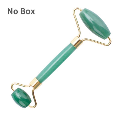 Guasha Massage Natural Jade Roller veido masažuoklis Nugaros Kojos Akių Rankų Masažas Liekninamas Veido Masažas Guašas Veido grandiklis