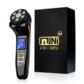 4 in 1 Mini Hifu Machine Ultragarsinis RF EMS PULSE veido grožio prietaisas kaklą pakeliantis odą stangrinantis veido masažuoklis nuo raukšlių