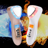 LED vrući hladni čekić Ultrazvučna krioterapija Vibracijski masažer za podizanje lica Lice Spa Uvoz Izvoz Kozmetički salon