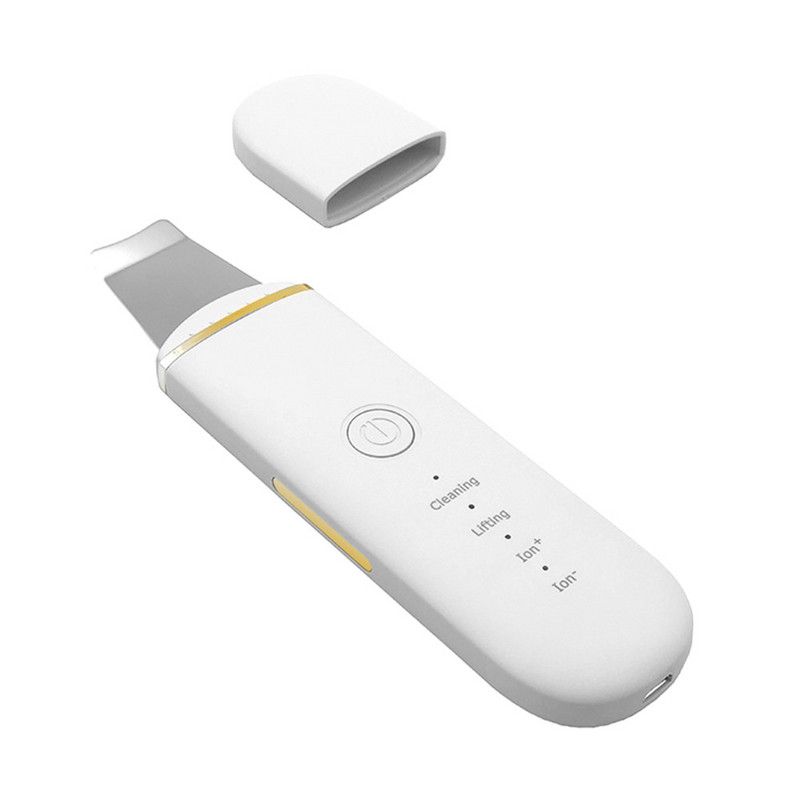 Ultragarsinis odos šveitiklis vibruojantis veido mentele Inkštirų šalinimo kastuvas Clean Cavitation Peeling Veido Lifting odos priežiūra