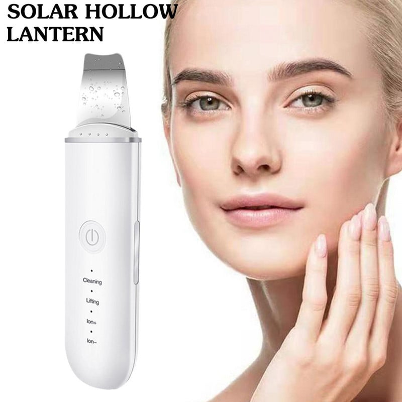 Ultrahangos bőrradír vibrációs arc spatula mitesszer eltávolító arcradír lapát Clean Skin Care peeling arc lifting eszköz