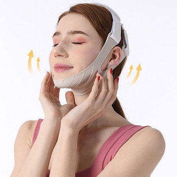 Дишаща V-образна лента за повдигане на бузите за лице Тънка маска за намаляване на двойната брадичка V-образна оформяща превръзка Превръзка за лице против бръчки