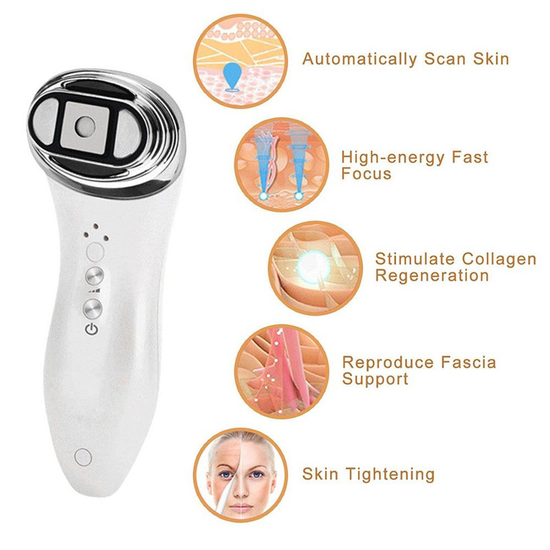 Visokofrekventni mini HiFu ultrazvučni bipolarni RF radio lifting masažer za njegu kože lica Mini Hifu uređaj za zatezanje bora