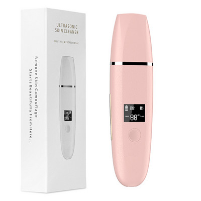 2022 m. naujausias su ekranu Ultragarsinis odos šveitiklis inkštirų valiklis porų valiklis giluminio veido masažuoklio priežiūros garsinio šveitimo prietaisas