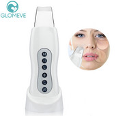 Ultrahangos arctisztító bőrradír ultrahangos vibrációs masszírozó mitesszer akne eltávolító pórusok peeling Clean Tone lifting spatula