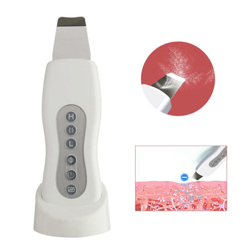 Ultrahangos arcbőrtisztító Sonic Pore Cleaner arctisztító bőrradír mitesszerfolt eltávolító ultrahangos peeling gép