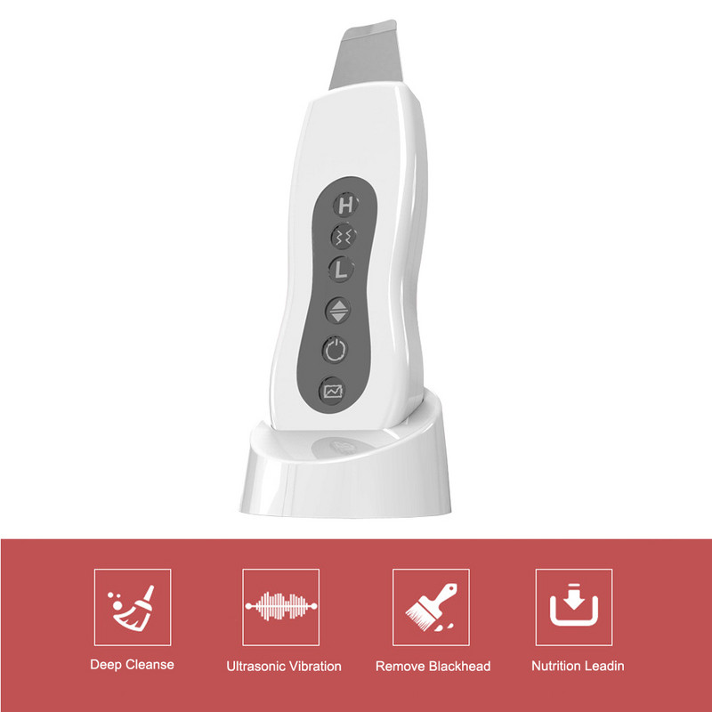 Ultrahangos arcbőrtisztító Sonic Pore Cleaner arctisztító bőrradír mitesszerfolt eltávolító ultrahangos peeling gép