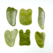 Guasha természetes köves arcmasszázs Jade roller Gua Sha masszázseszköz készlet SPA-hoz Body visage rouleau de masszázs rouleau visage