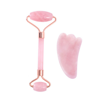 Gua Sha Jade görgős készlet masszírozó arcra test szépség bőrápolás Gouache kaparó Guasha bőrápoló arc lift cellulit masszázs eszköz