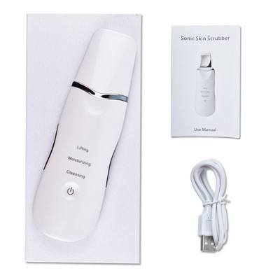 Ultragarsinis nano-joninis odos šveitiklis veidą pakeliantis pilingas ekstraktorius giluminis valymas grožio prietaisas inkštirų šalinimo masažuoklis