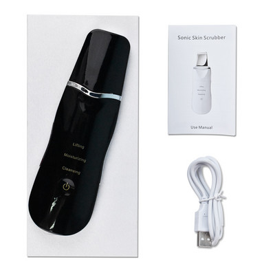 Ultragarsinis nano-joninis odos šveitiklis veidą pakeliantis pilingas ekstraktorius giluminis valymas grožio prietaisas inkštirų šalinimo masažuoklis