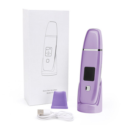 Ultrahangos vibrációs mitesszer eltávolító mélytisztító arcbőrradír pórustisztító lifting gép arcra Led peeling lapát