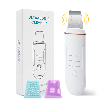 Ultrahangos bőrradír elektromos arc peeling spatula rádiófrekvenciás EMS mitesszer eltávolító pórustisztító arc lifting