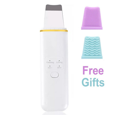 Ultrahangos bőrradír vibrációs arc spatula mitesszer eltávolító arcradír lapát Tiszta kavitációs peeling arc lifting
