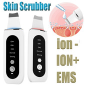 Ultrasonic Skin Scrubber Cleaner Face Care Πόροι Αφαίρεση σπυριών ακμής Φτυάρι Peeling προσώπου Σπάτουλα Μασάζ Όργανο ομορφιάς