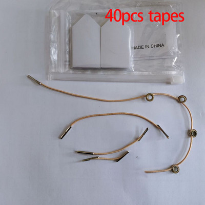 40 tk Näot tõstev teip Näo tõstev plaaster Nähtamatu V-jooneline näo tõstmise plaaster Teibid ja ribad Komplekt Kael Silm Topeltlõua tõstmisnööridHot