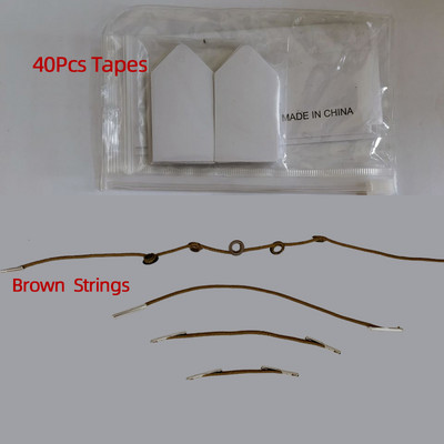 40 tk Näot tõstev teip Näo tõstev plaaster Nähtamatu V-jooneline näo tõstmise plaaster Teibid ja ribad Komplekt Kael Silm Topeltlõua tõstmisnööridHot