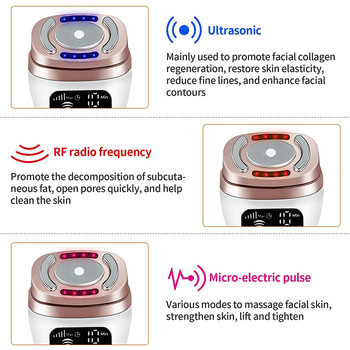 HIFU Machine for Face Wrinkles Remove HIFU Face Massager Ultrasonic RF EMS Skin Tightening Anti-age Neck Chin Eyes Care Machine