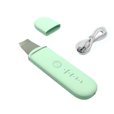 Scrubber cu ultrasunete pentru piele, frumusețe, lopată pentru față, curățarea porilor, îndepărtarea punctelor negre, masaj facial, mașină de peeling pentru îngrijirea pielii, pentru acnee