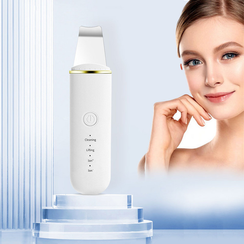 Ultragarsinis odos šveitiklis Beauty Face Shovel Porų valiklis Inkštirų valiklis Veido Masažuotojas Spuogų Odos Priežiūra Pilingas Lift Machine