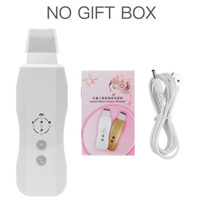 Ultrahangos bőrradír vibrációs arctisztító spatula mitesszer eltávolító lapát Ance Clean kavitációs peeling arc lifting