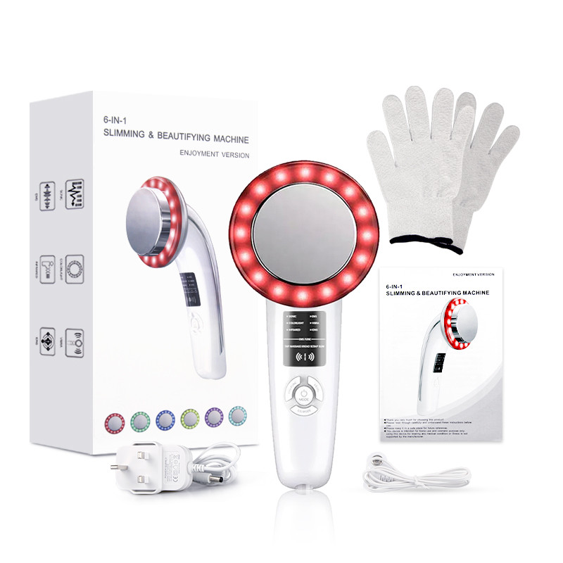 6 u 1 EMS ultrazvučni kavitacijski masažer za mršavljenje Infracrvena fizioterapijska anticelulitna masaža Aparat za mršavljenje sagorijevanje masti