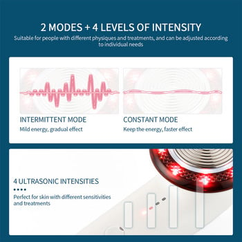 Φορητό μηχάνημα αδυνατίσματος σώματος υπερήχων 40K Cavitation 6 χρωμάτων φωτονοθεραπείας συσκευή αναζωογόνησης δέρματος