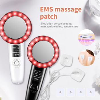 6 σε 1 Ultrasound Cavitation Body Slimming Massager που αναζωογονεί το δέρμα δίνει τονωμένο δέρμα και ανορθώνει Συσκευή ομορφιάς για πρόσωπο, χέρια και πόδια