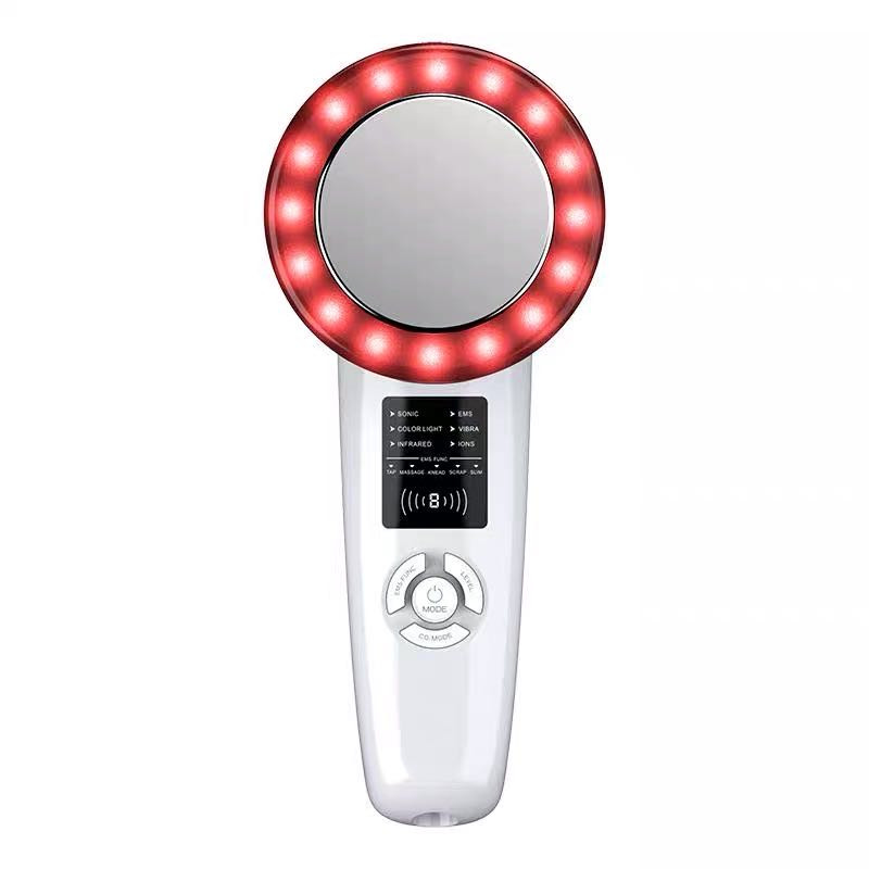 6-in-1 EMS liekninantis infraraudonųjų spindulių terapijos masažuoklis RF ultragarsinis kavitacijos anticeliulitinis masažas riebalus deginantis liekninamasis prietaisas