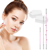 Set de bandă și autocolante pentru lifting facial Benzi pentru ochi pentru gât Petice adezive invizibile de ridicare cu frânghii pentru femei Frumusețe