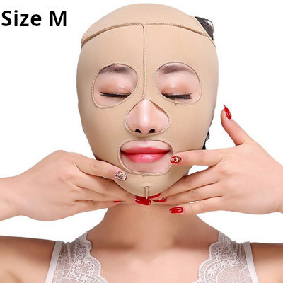 Μάσκα πλήρους ανόρθωσης προσώπου Εργαλεία υγιεινής φροντίδας Μασάζ Αδυνατίσματος Μασάζ προσώπου Επίδεσμος S/M/L/XL Lift-up Chin V Face Shaper