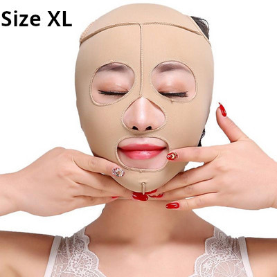 Μάσκα πλήρους ανόρθωσης προσώπου Εργαλεία υγιεινής φροντίδας Μασάζ Αδυνατίσματος Μασάζ προσώπου Επίδεσμος S/M/L/XL Lift-up Chin V Face Shaper