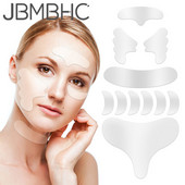 Bandă antirid pentru lifting facial Mască de frumusețe Autocolant reutilizabil de silicon pentru îndepărtarea ridurilor Față Frunte Gât Autocolant pentru ochi Pad Anti-îmbătrânire