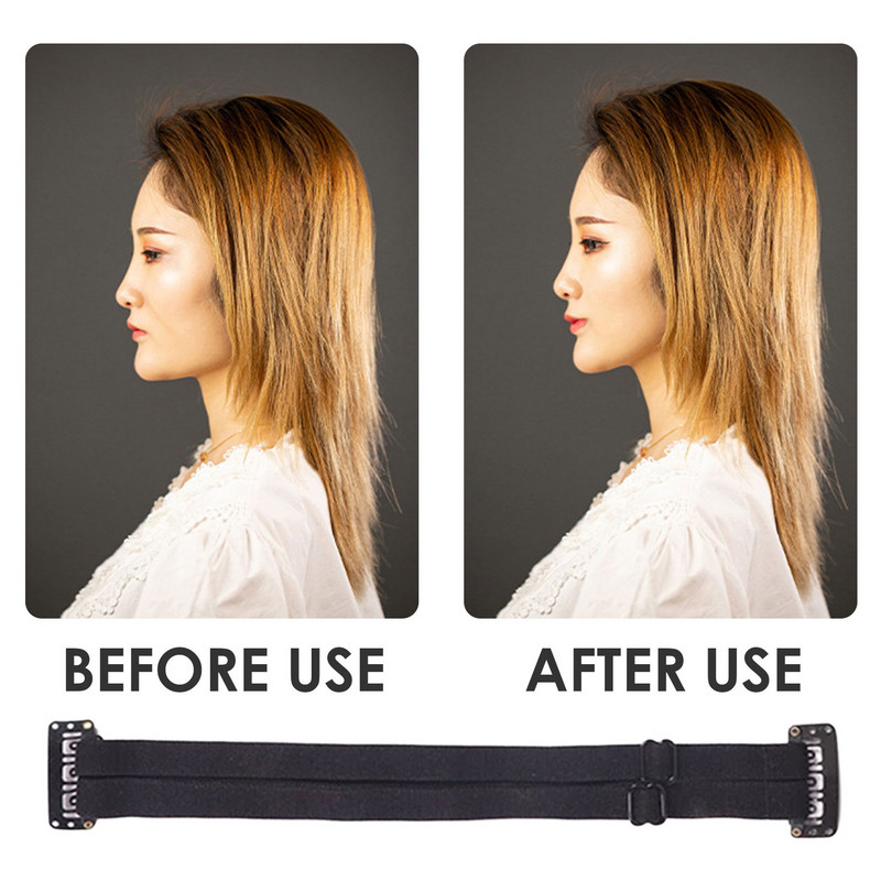 Veido patempimo juosta Nematoma plaukų segtuko raukšlių šalinimas Veido patempimas plaukų segtukai Statulėlės linijos Akių krepšiai Veidą liekninanti juostelė Makiažo įrankiai