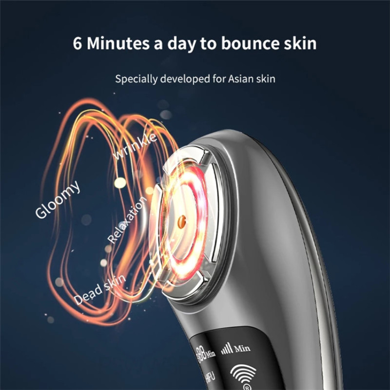 Beauty HIFU Lift Firm feszesítő bőrfiatalító hordozható RF EMS mikroáram LED ultrahangos készülék mini HIFU gép arcra