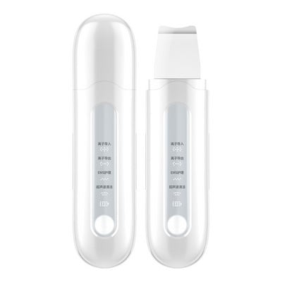 Ultrahangos bőrradír vibrációs arc spatula arcradír mitesszer eltávolító lapát Tiszta kavitációs peeling arc lifting