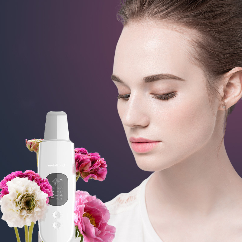 SONOFLY ultrahangos bőrradír EMS pulzusos mélytisztító akne mitesszer eltávolító arc peeling lifting szépségápolási eszközök A4