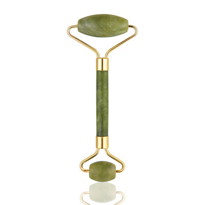 Jade Roller & Gua Sha for Face Facial Beauty Massage Грижа за кожата Инструмент за очи и облекчаване на фини линии и бръчки