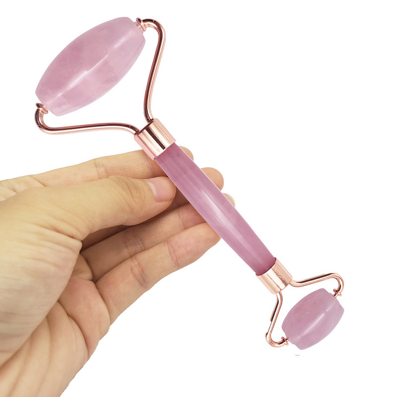 Jade Roller & Gua Sha arcra arc szépség masszázs bőrápoló eszköz a szemhez és enyhíti a finom vonalakat és ráncokat
