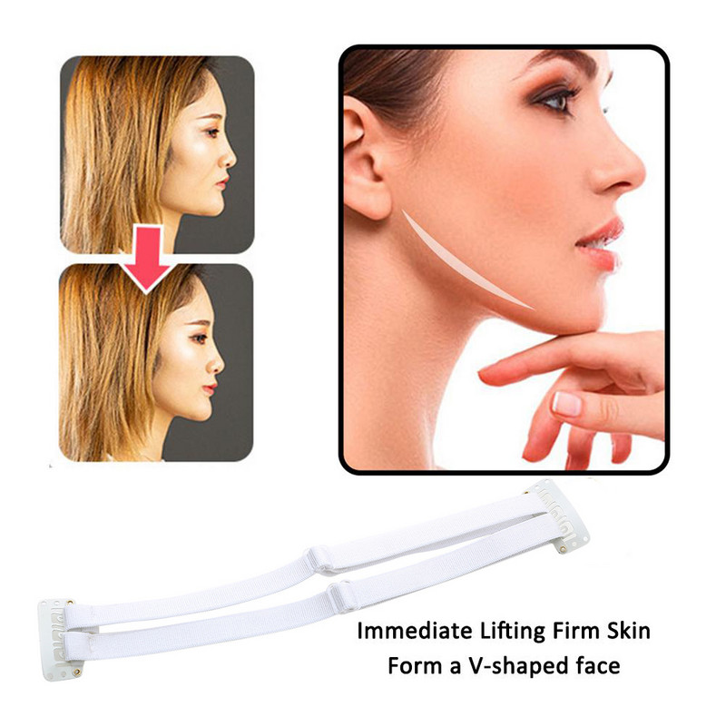 1 vnt. akimirksniu pakeliama veido patempimo juosta, nematoma tempimo plaukų segtuko BB Clip elastinės juostos Reguliuojamas nuo raukšlių odos stangrinantis pakeliamasis dirželis