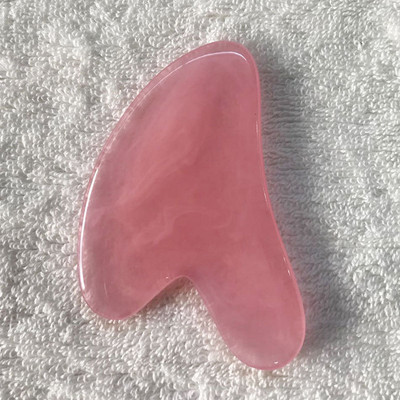 Горещ пчелен восък, розов кварц, нефритов валяк Guasha Scraping Massage Scraper Face Massager Roller Board Facial Eye Care Gua Sha Tools