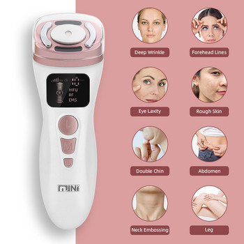 Мини HIFU машина Ултразвук RF EMS Устройство за красота на лицето Масажор за лице Повдигане на шията Стягане Подмладяване Продукти за грижа за кожата