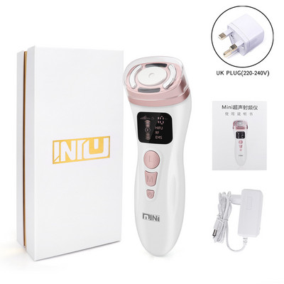Mini HIFU aparat Ultrazvuk RF EMS Uređaj za uljepšavanje lica Masažer za lice Podizanje vrata Zatezanje Pomlađivanje Proizvodi za njegu kože