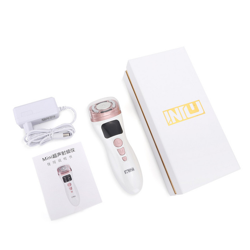 Mini HIFU aparat Ultrazvuk RF EMS Uređaj za uljepšavanje lica Masažer za lice Podizanje vrata Zatezanje Pomlađivanje Proizvodi za njegu kože