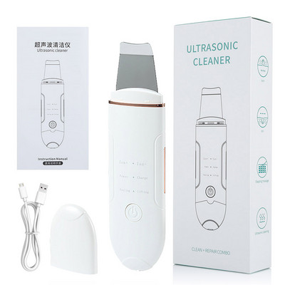 EMS ultrahangos arcbőrradír Bőr spatula mitesszer akne eltávolító eszköz pórustisztító mélytisztító peeling