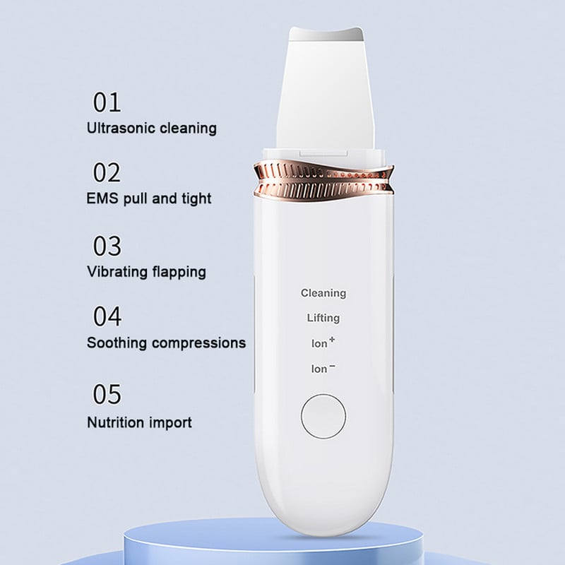 Unltrasonic Skin Scrubber mélytisztító mitesszer pórusok és hámlasztó elektromos szépségápolási eszközök