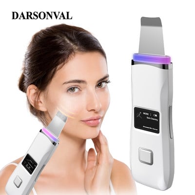 DARSONVAL elektromos arcbőrradír ultrahangos tiszta pórus pattanásos arc lifting masszázs LED ion fényterápiás peeling lapát