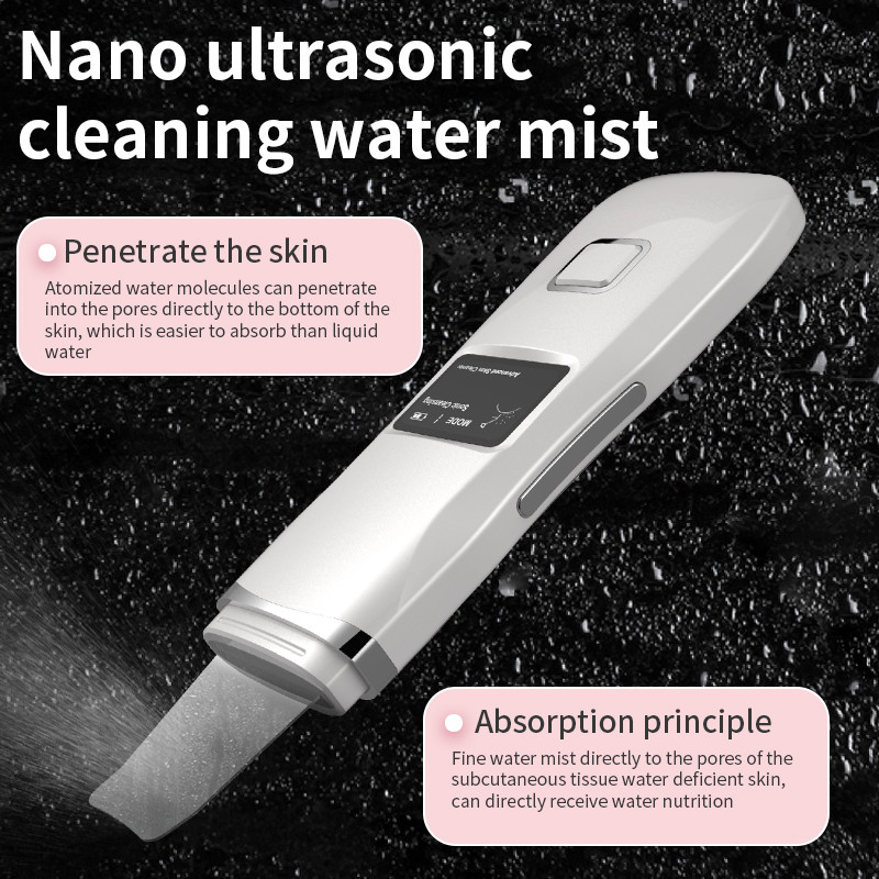 DARSONVAL elektromos arcbőrradír ultrahangos tiszta pórus pattanásos arc lifting masszázs LED ion fényterápiás peeling lapát